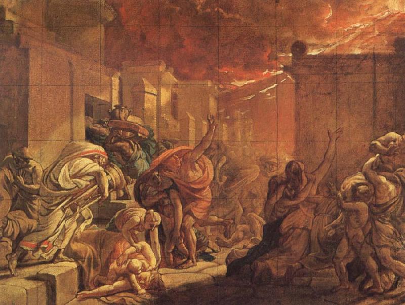 Karl Briullov The Last day of Pompeii Sweden oil painting art